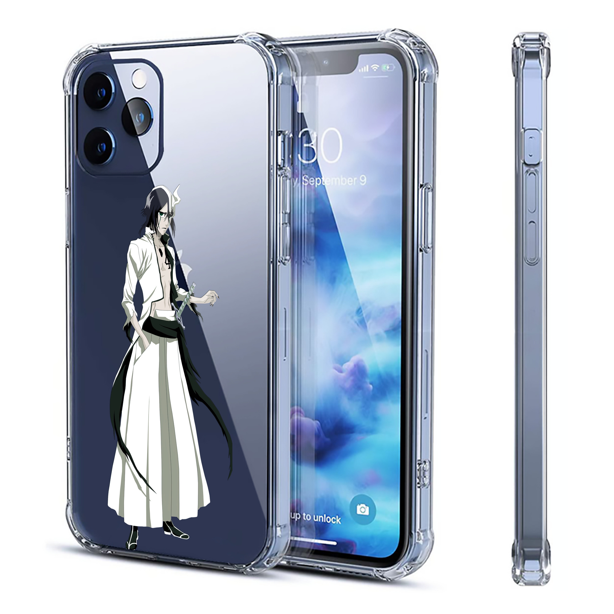 （画像用） ブリーチ ウルキオラ·シファー BLEACH Ulquiorra cifer 【iPhone 12シリーズ対応】透明スマホケース（クリアソフトケース）